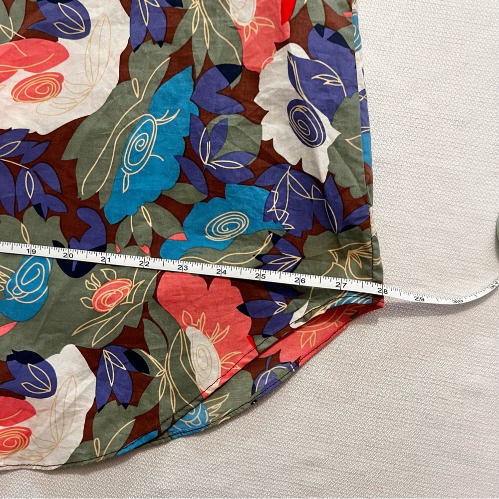First Love | Cotton Long Sleeve Floral Print Blouse With Ruffle details. - Picture 6 of 10